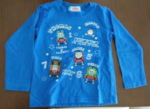 ベイシアで販売している子供服トーマス