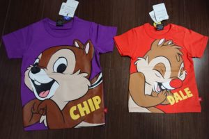 ディズニー　Ｔシャツ　チップ　デール